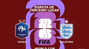 França x Inglaterra, com comentários e estatísticas a partir das 17h