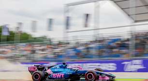 F1: Alpine admite atraso e busca recuperação no GP da Bélgica