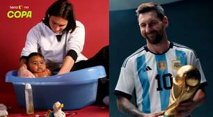 Internauta usa IA para 'recriar' banho de Messi em Yamal com 'trollagem' do argentino para cima do espanhol