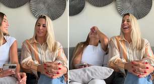 Ex-Feiticeira, Joana Prado diverte web ao treinar pronúncia em inglês com ajuda da filha