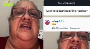 'Esting Aland?' Haaland reage a vídeo viral de brasileira tentando ler seu nome