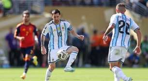 Argentina passa 90 minutos sem finalizar na decisão da Copa