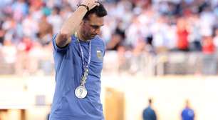Técnico da Argentina, Lionel Scaloni, lamenta derrota na final contra a Espanha: "triste"