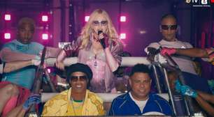 'Cota do Brasil na final da Copa do Mundo': Ronaldo e Ronaldinho Gaúcho surgem em apresentação de Madonna e divertem a web