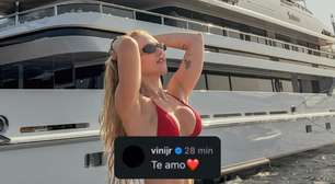 Vini Jr. faz declaração pública de amor para Virginia Fonseca: 'Eu te amo'
