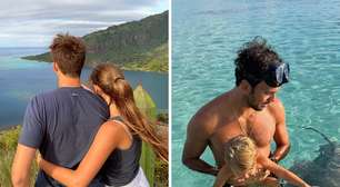 Romance e família: Gisele Bündchen abre álbum de férias na Polinésia Francesa; veja fotos