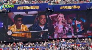Ronaldinho mostra reação no estádio em 'rolê aleatório' com Ronaldo em show de Madonna na final da Copa