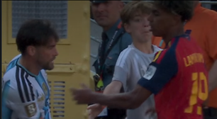 Garoto 'separa treta' entre Tagliafico e Yamal no gramado da final e vídeo viraliza