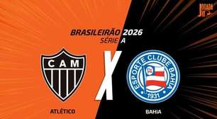 Atlético x Bahia: onde assistir, escalações e arbitragem