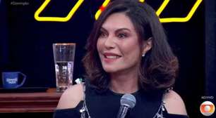 Roupa de Márcia Goldschmidt causa espanto no 'Domingão': 'Não tem jeito'