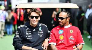 F1: Hamilton comenta colisão com Russell: "Vou mandar uma mensagem para ele"
