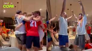Rafael Nadal faz festa, pula e grita com título da Espanha na Copa do Mundo