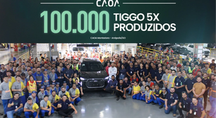 CAOA Chery Tiggo 5x atinge 100 mil unidades produzidas no Brasil e reforça sucesso entre os SUVs