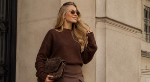 Encontrei na Bershka: a bota com salto de só 5 cm e na cor 'cappuccino cremoso' que minha irmã está viciada em combinar com meia-calça e saia neste inverno