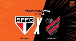 São Paulo x Athletico-PR: onde assistir, escalações e arbitragem