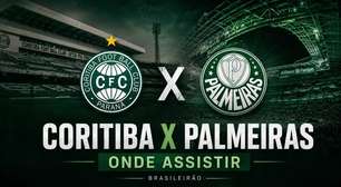 É amanhã, Coritiba x Palmeiras: veja onde assistir ao vivo e com imagens