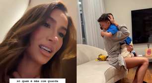 Bianca Andrade mostra filho chorando em despedida após dois meses juntos: 'Dói muito'