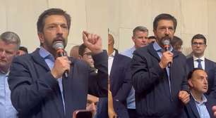 Ricardo Nunes pede união para eleger Flávio, chama Haddad de 'ruim' e Boulos de 'invasor' na Alesp