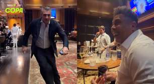 'Esse sou eu?': Veja a reação de Ronaldo Fenômeno à imitação de Vieri
