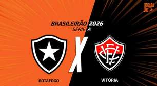 Botafogo x Vitória: onde assistir, escalações e arbitragem