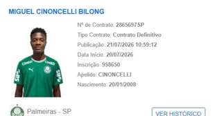 É oficial! Meia é oficializado pelo Palmeiras