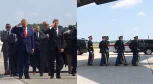 Trump acompanha repatriação de corpos de militares dos EUA mortos na guerra com o Irã