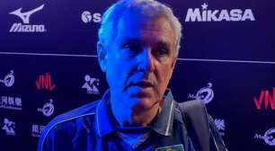 'Tenso, nervoso', diz José Roberto Guimarães ao analisar a vitória do Brasil sobre o Japão na VNL