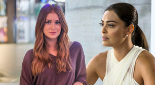 Há 11 anos, Marina Ruy Barbosa e Juliana Paes protagonizavam 'Totalmente Demais' com office looks: aqui estão 18 looks com gola alta, decote e vestidos que queremos usar até hoje