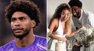 Goleiro Hugo Souza anuncia gravidez com a ex-noiva após separação: