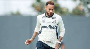 Neymar treina normalmente, e Santos ganha reforços para enfrentar a Chapecoense