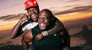 Meme de "As Branquelas" promove encontro entre Vini Jr e Terry Crews no Rio; vídeo