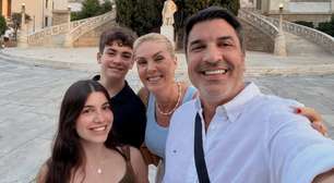 Em família, Ana Hickmann e Edu Guedes curtem férias na Grécia; confira fotos e o roteiro