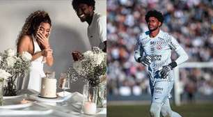 Goleiro Hugo Souza e Rauany Barcellos anunciam gravidez: 'Nosso sonho'