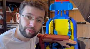 Físico cria cadeiras de rodas para crianças com impressão 3D e sonha com rede de voluntários