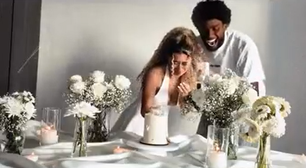 Após fim de noivado, Hugo Souza e Rauany Barcellos anunciam gravidez; veja vídeo