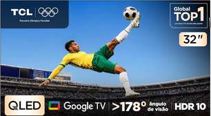 TV por menos de R$1 mil! Smart TV TCL 32" HD QLED aparece com desconto absurdo em loja oficial