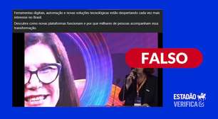 É falso que presidente da Petrobras tenha divulgado plataforma de investimento ligada ao pré-sal