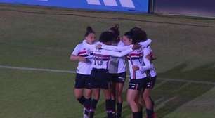 São Paulo vence o Cruzeiro e dorme na liderança do Brasileirão Feminino