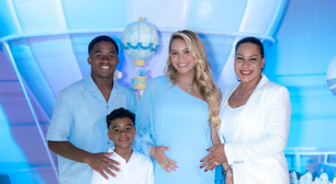 Mãe de Endrick afasta rumores de crise na família ao posar com a nora, Gabriely Miranda, em chá de bebê