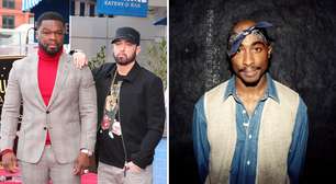 50 Cent anuncia música inédita com 2Pac e Eminem para 'Street Fighter'