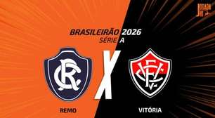 Remo x Vitória, AO VIVO, com a Voz do Esporte, às 18h