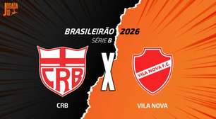 CRB x Vila Nova: onde assistir, escalações e arbitragem