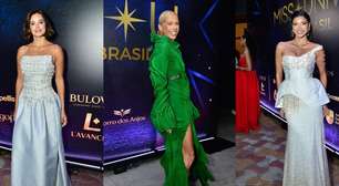 Adriane Galisteu com fenda poderosa, Vera Viel de corpete brilhante e mais: os looks das famosas para o Miss Universe Brasil 2026 em 10 fotos