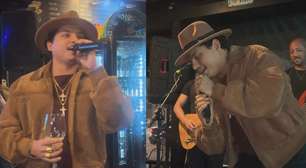 Filho do Piseiro faz show surpresa em bar de São Paulo