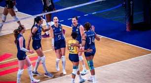 Números da classificação brasileira para a final da VNL-26