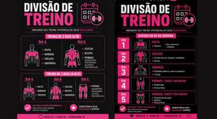 Treino de musculação: veja como dividir para 2, 3 ou 5 dias