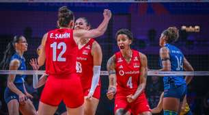 Brasil perde para a Turquia e fica com o vice da Liga das Nações Feminina de Vôlei