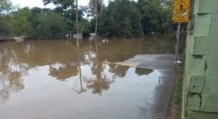 Defesa Civil emite alerta máximo para risco de inundação do Rio dos Sinos em São Leopoldo