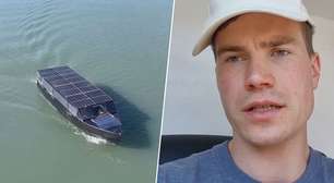 O que parecia uma lancha de contrabando de drogas na costa de Almería era algo muito mais estranho: um iate artesanal movido a energia solar