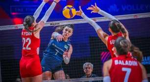 Brasil perde para a Turquia e fica com a prata da VNL pela quinta vez